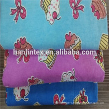 100%Polyester Flower Printed Flannel Fabric/Flannel Fleece/100% Polyester Flannel Fabric